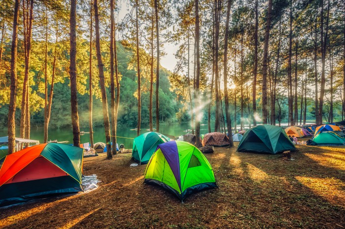 un bon moment de camping