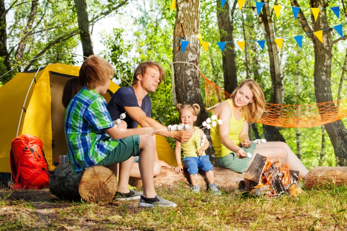 camping en famille